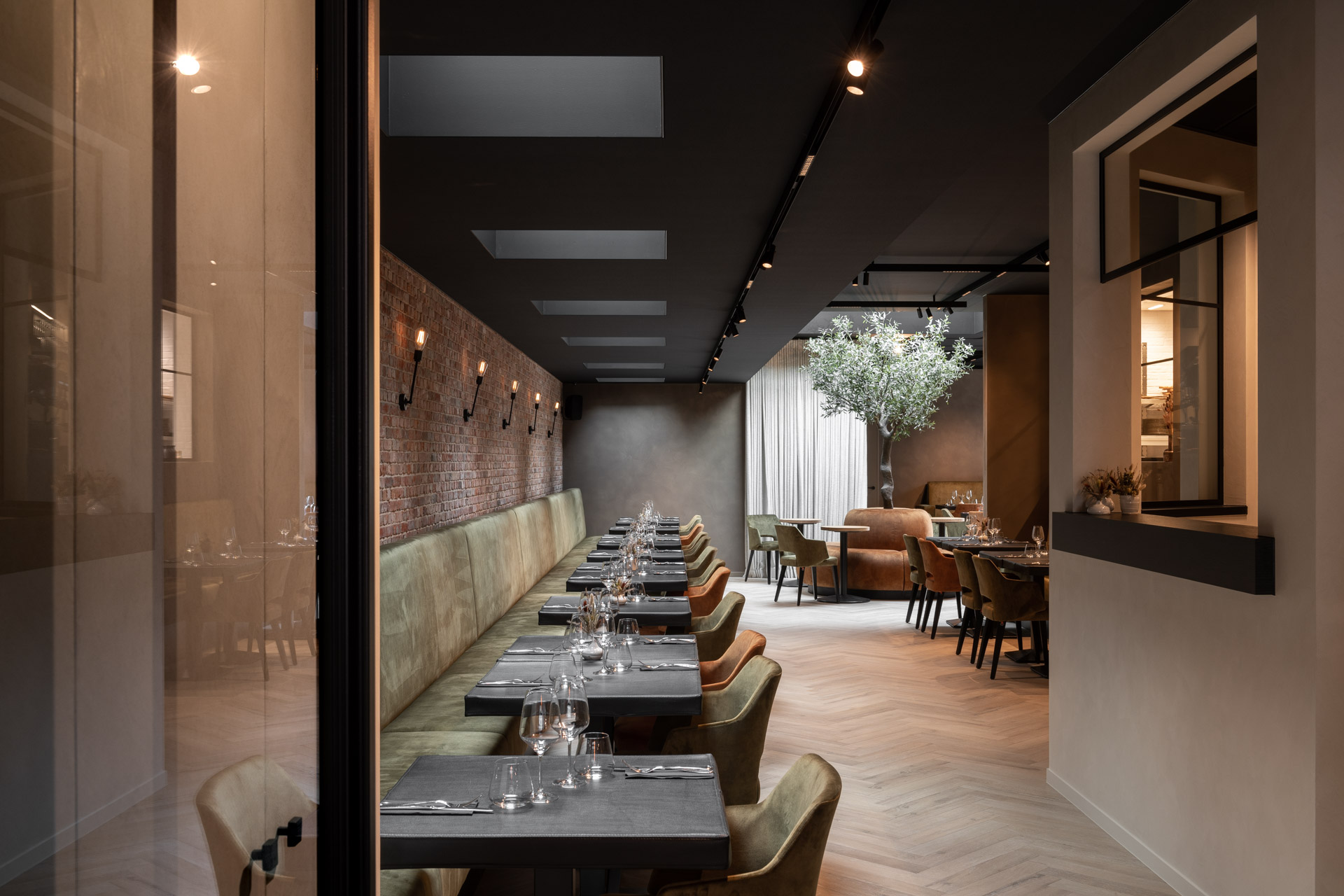 Geraffineerd restaurant