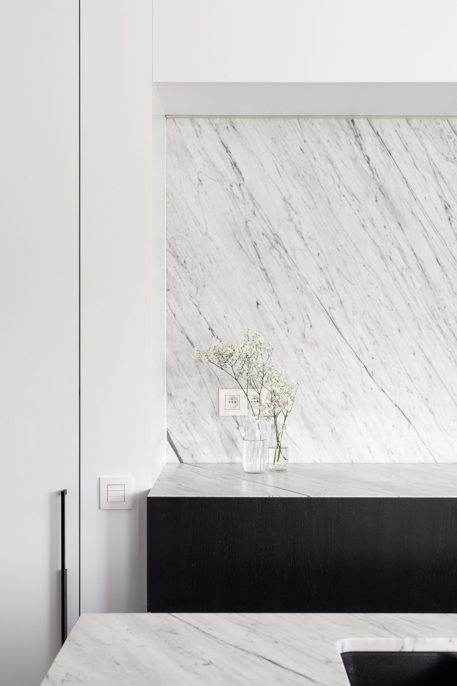 Moderne keuken en leefruimte